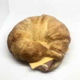 Croissant with Ham and Cheese